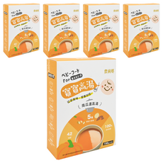 農純鄉 台灣公司貨 寶寶高湯 南瓜濃高湯 4包, 600g, 5盒