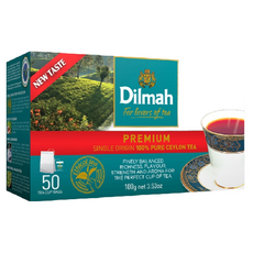 Dilmah 帝瑪 錫蘭紅茶，50茶包，100g, 2g, 50包, 1盒
