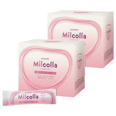 SunTORY 三得利 Milcolla 蜜露珂娜 膠原蛋白 隨手包, 15包, 97.5g, 2袋