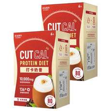 Dr.Calorie+ 美体專科 打卡奶昔, 紅茶拿鐵口味, 高纖, 控卡, 飽足, 每杯不到80大卡, 120g, 2盒
