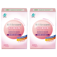 船井生醫funcare 植萃蔓越莓, 高濃度前花青素PACs, 長時間持續防護, 30日份, 30顆, 240mg, 2盒