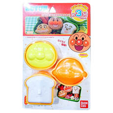 BANDAI 飯團壓模 3入, 約3分鐘即可完成, 麵包超人, 1組