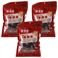新東陽 辣味香鐵蛋, 西螺壺底黑豆蔭油滷製, 無色素、無味精、無防腐劑, 175g, 3包