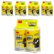 3M Scotch-Brite 百利 隨手黏毛絮補充包 衣物用 2捲, 5包