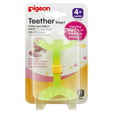 pigeon 貝親 嘴唇訓練器 4個月以上, 單品, 綠色小花, 1個