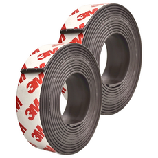 3M 背膠軟磁鐵 2捲, 寬20mm, 長200cm, 厚度1.5mm, 磁吸收納用