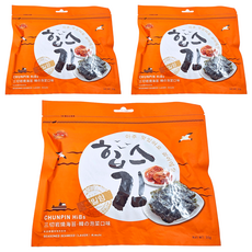 chun pin 雋品 三切岩燒海苔 泡菜, 30g, 3包