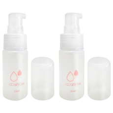 台灣 COSMOS 乳液瓶 #BC005 35ml, 透明色, 2個