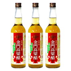 正高金門高梁醋，香氣十足, 600ml, 3瓶