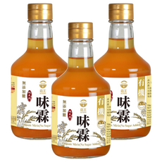菇王 有機無加糖味霖 300ml, 3瓶