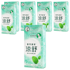 MENTHOLATUM 曼秀雷敦 涼舒 薄荷滾珠精油棒, 清涼醒腦，滾珠設計輕巧便捷, 6盒