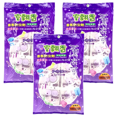室翲香 薰衣草香氛防蟲劑, 衣櫥化妝室專用IN-010, 增量版和紙掛裝防蟲劑, 3包