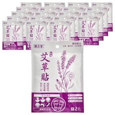 健之堂 甜睡艾草足貼, 幫助入睡, 舒緩疲勞, 艾草薰衣草洋甘菊, 10片裝, 10片, 2盒