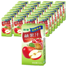 波蜜 蘋果汁, 200ml x 24入, 48入, 300ml