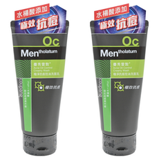 MENTHOLATUM 曼秀雷敦極淨抗痘控油洗面乳，積雪草萃取，清涼薄荷，水解藻膠, 100g, 2條