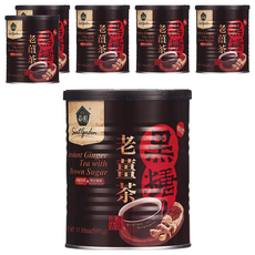 薌園 黑糖老薑茶, 即沖即溶, 冷熱皆宜, 500g, 6罐