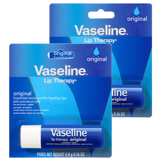 凡士林護唇膏, 修護微因子, 修護唇部, 保濕滋潤, 不黏膩, 原味無香, 4.8g, 2支