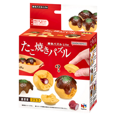 MegaHouse 百萬屋 Lite系列 章魚燒趣味拼圖, 18片, 益智玩具, 培養空間概念, 章魚燒, 1盒