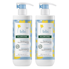 KLORANE 蔻蘿蘭 寶寶金盞花清爽身體乳 500ml 2入組, 24小時清爽保濕, 2瓶