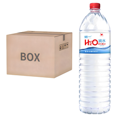 統一 H2O 純水, 1500ml x 12入, 1.5L, 12瓶