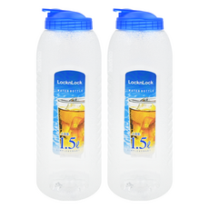 LocknLock 樂扣樂扣 PET水壺, 藍色, 1.5L, 2個