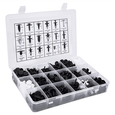 車用通用卡扣 Set, 435個, XL尺寸, PP材質, 中國產, 1盒