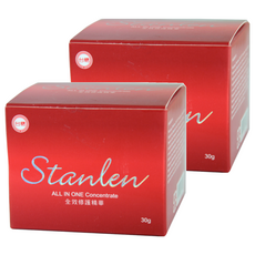 Stanlen 詩丹雅蘭 ALL IN ONE全效修護精華, 保濕亮白修護緊緻彈潤, 含12大精華萃取, 30g, 2罐