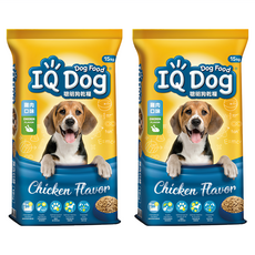 IQ Dog 聰明狗 成犬 乾糧, 雞肉口味, 15kg, 2袋