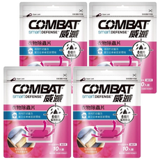 COMBAT 威滅 衣物除蟲片, 有效防止蠹蟲 適用於幼童及蠶豆症患者居家環境, 5g, 4包