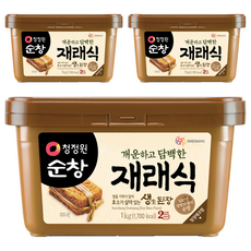 清淨園 Sun Chang 淳倉 韓式傳統大醬, 1kg, 3盒