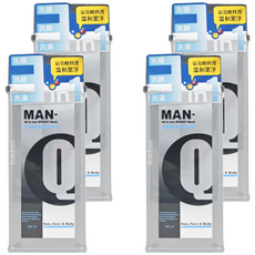 MAN-Q S3 氨基酸修護全效潔淨露-350ml, 4瓶