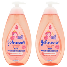嬌生嬰兒蜜桃水嫩沐浴露, 深層滋養, 全面保護, 溫和配方, 750ml, 2瓶