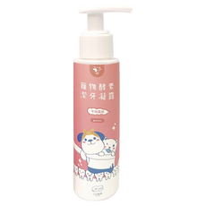 Little poppet 小小毛孩 寵物抗菌酵素潔牙凝露，牛肉風味，80ml, 1瓶