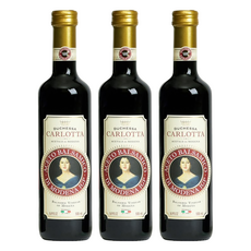 Giuseppe Giusti 蒙德納3年巴沙米克醋, 陳年木桶釀製，味道濃順滑香，義大利皇室御用，酸濃開胃，料理飲用都適合, 500ml, 3瓶