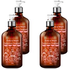 Kori In J Island Kids+Mom 親子舒敏潔面露，日常護理，pH4，300毫升, 300ml, 4瓶