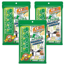 小綠人 檸檬酸, 超強去漬 安心洗淨 清潔除垢 無毒安全, 800g, 3袋