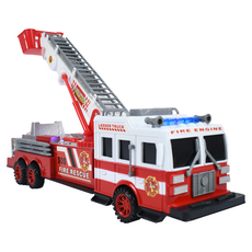 PLAYFUL TOYS 頑玩具 聲光電動消防車, 1組, 混合顏色