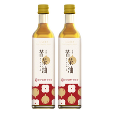 CO'DAY 好日籽 梅山茶油合作社 苦茶油，第一道低溫壓榨，100%苦茶籽，無添加, 500ml, 2瓶