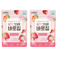 LUSOL 草莓果乾, 冷凍乾燥, 100%無添加, 12g, 2包