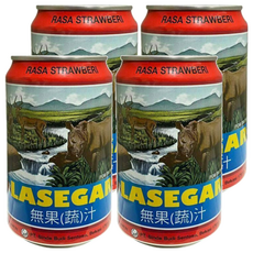 LASEGAR 草莓風味飲料, 320ml, 4罐