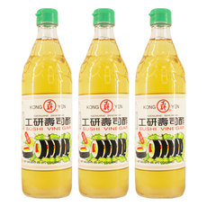 工研壽司醋 600ml, 全素或純素, 台灣製造, 3瓶
