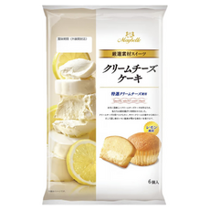 丸中製菓 奶油起士蛋糕, 日本原裝進口, 口感綿密細緻、甜而不膩, 下午茶點心推薦, 210g, 1袋