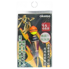 okuma 寶熊釣具 熊賀 浮標 雙色 3.2分, 紫色 + 綠色 + 橘色, 1個