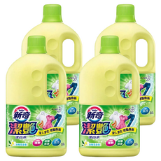 Haiter 新奇 台灣公司貨 漂白水 淡雅花朵香 綠色, 2L, 4桶