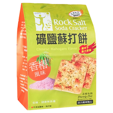 正哲生技 香椿礦鹽蘇打餅, 陽光自然健康, 清爽酥脆, 純素可食, 健康無負擔, 380g, 1袋