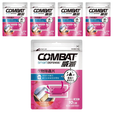COMBAT 威滅 衣物除蟲片, 有效防止蠹蟲 適用於幼童及蠶豆症患者居家環境, 5g, 5包