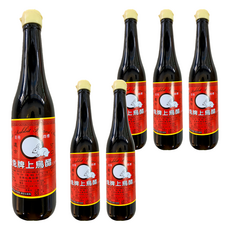 白兔牌 上烏醋, 深沈馥郁醋香，含烏梅黑棗般果香, 500ml, 6瓶