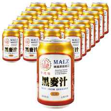 崇德發 黑麥汁Light減糖易開罐 德國原裝進口 養生飲品, 330ml, 36罐