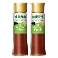 健康廚房 和風柚子拌醬, 清爽不油膩, 柚子微酸淡雅, 不添加防腐劑, 每份熱量低於20大卡, 200ml, 2瓶