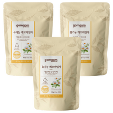 gomgom 洋甘菊茶, 1.5g x 20 包, 30g, 20包, 3袋